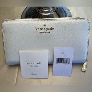 Kate Spade New York Staci Whitedove Large Continental Wallet - NWT